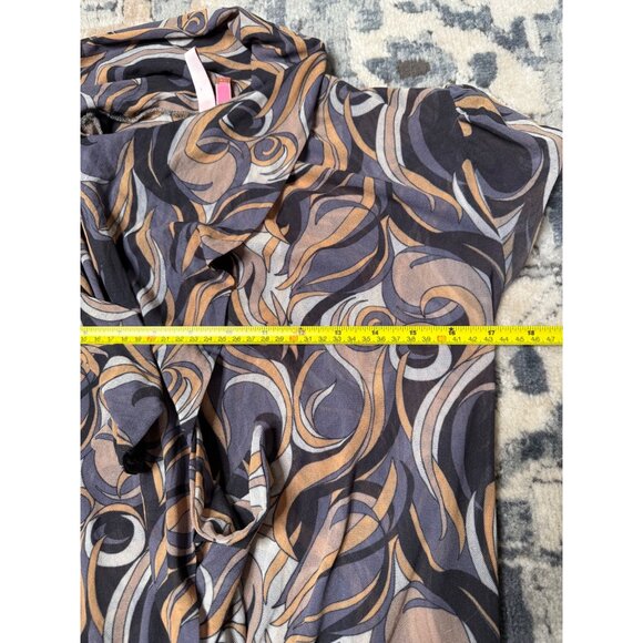Y2k Sweet Pea Mesh top tunic Abstract Fairy Hippie Festival Empire Whimsigoth lg - Picture 7 of 12